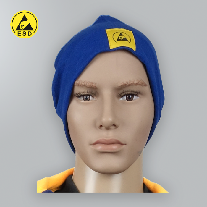 ESD Hat / Snood (47% Polyester, 50% Cotton, 3% Conductive Fibre) Royal Blue ESD Hat / Snood (47% Polyester, 50% Cotton, 3% Conductive Fibre) Royal Blue